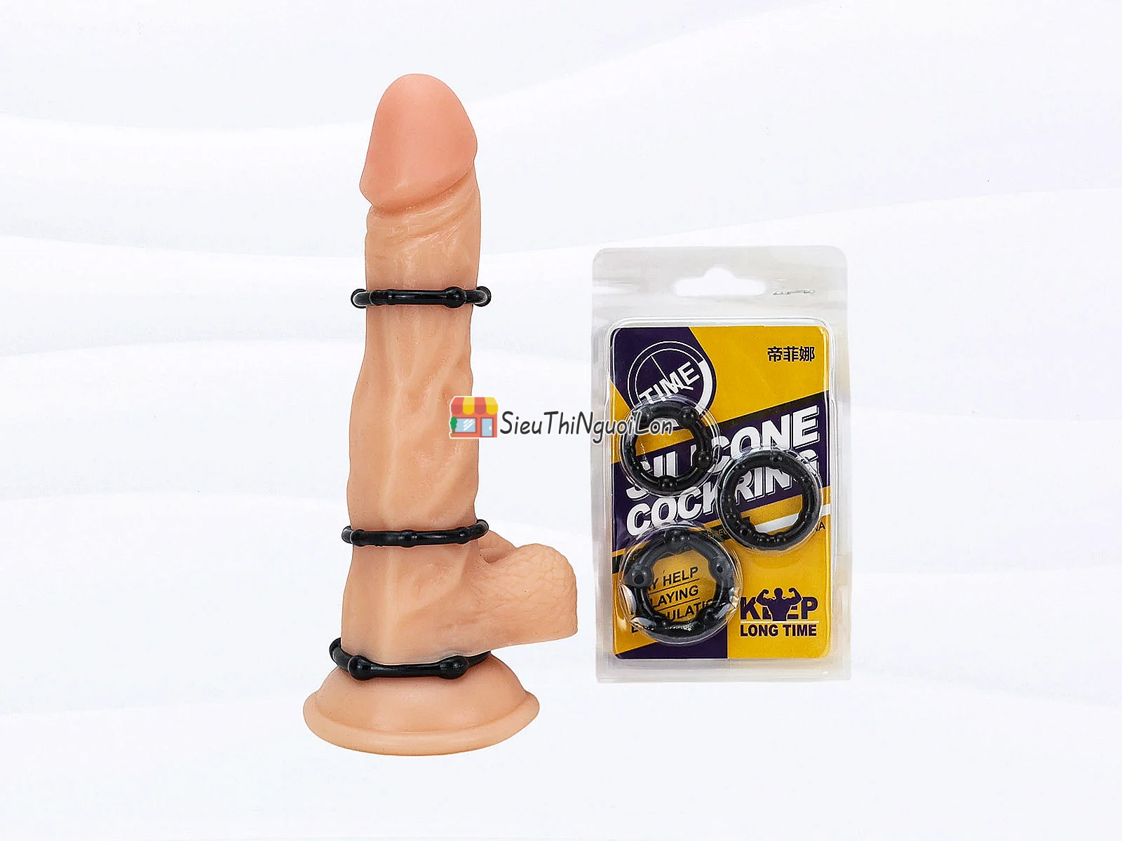 Bộ 3 vòng đeo Stay Hard đen