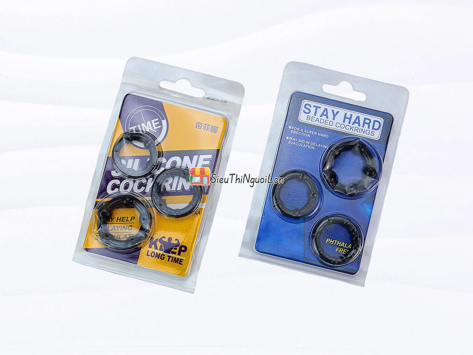 Bộ 3 vòng đeo Stay Hard đen