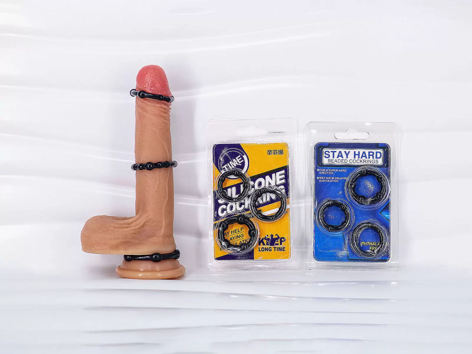 Bộ 3 v&ograve;ng đeo Stay Hard đen