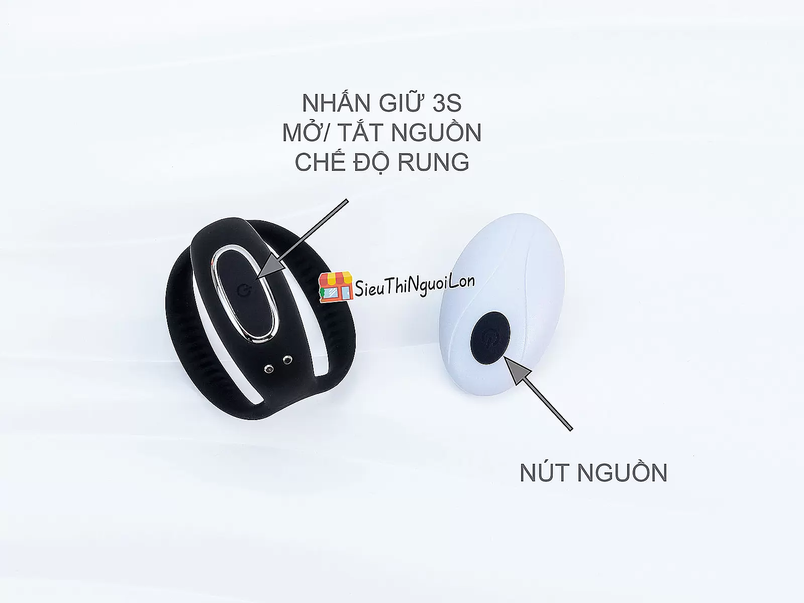 Vòng đeo dương vật Liluya Lock Fine Ring kèm điều khiển từ xa