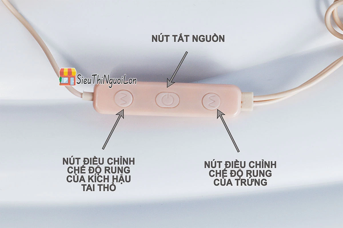 Trứng rung tình yêu Fun Products 2 đầu có kích hậu