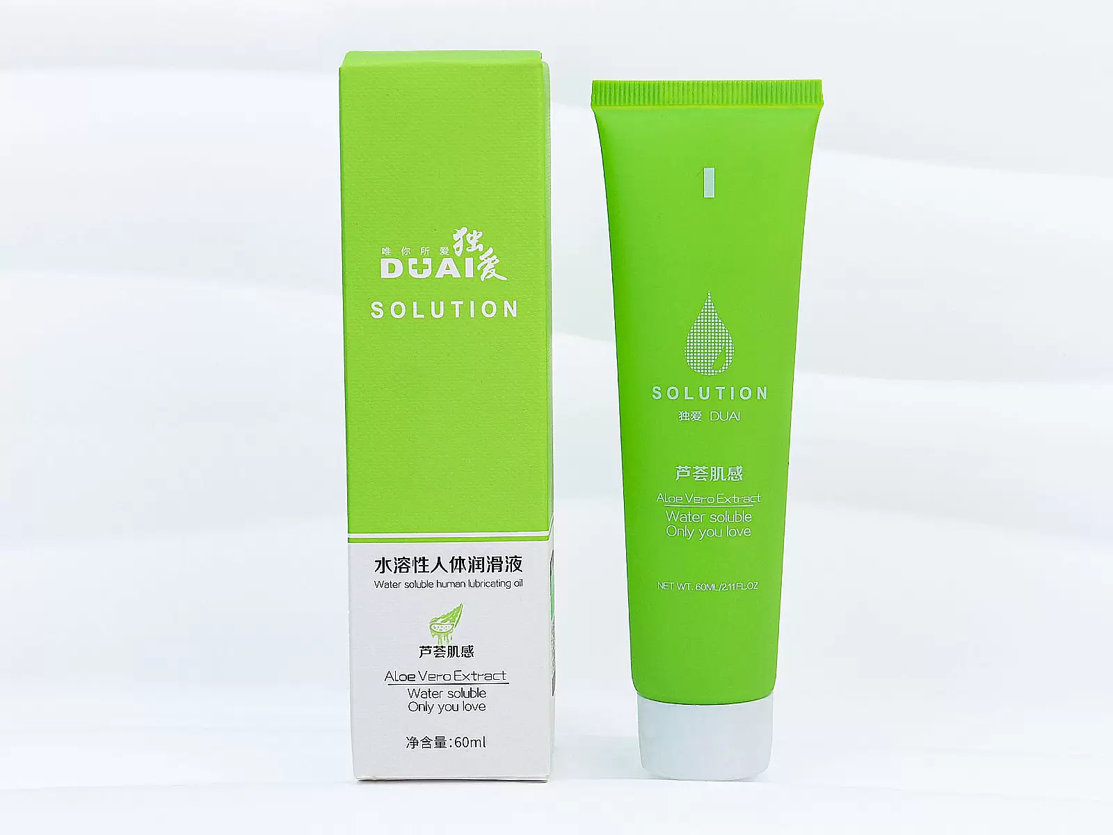 Gel bôi trơn gốc nước Solution xanh 60ml