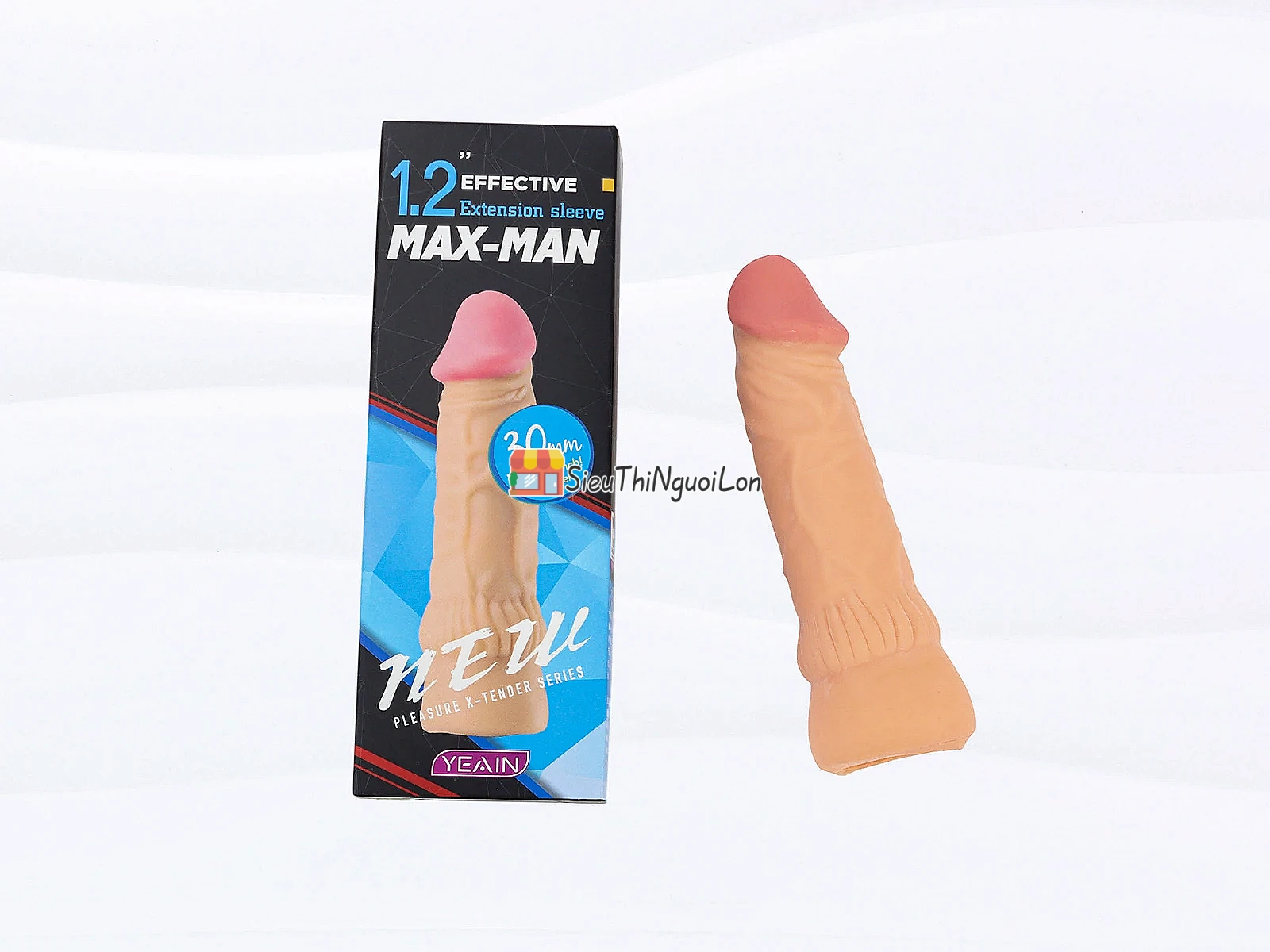 Bao cao su đôn dên Max Man tăng 3cm kích thước tạo cảm giác mới lạ