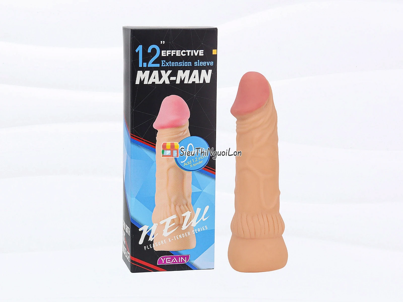 Bao cao su đôn dên Max Man tăng 3cm kích thước tạo cảm giác mới lạ
