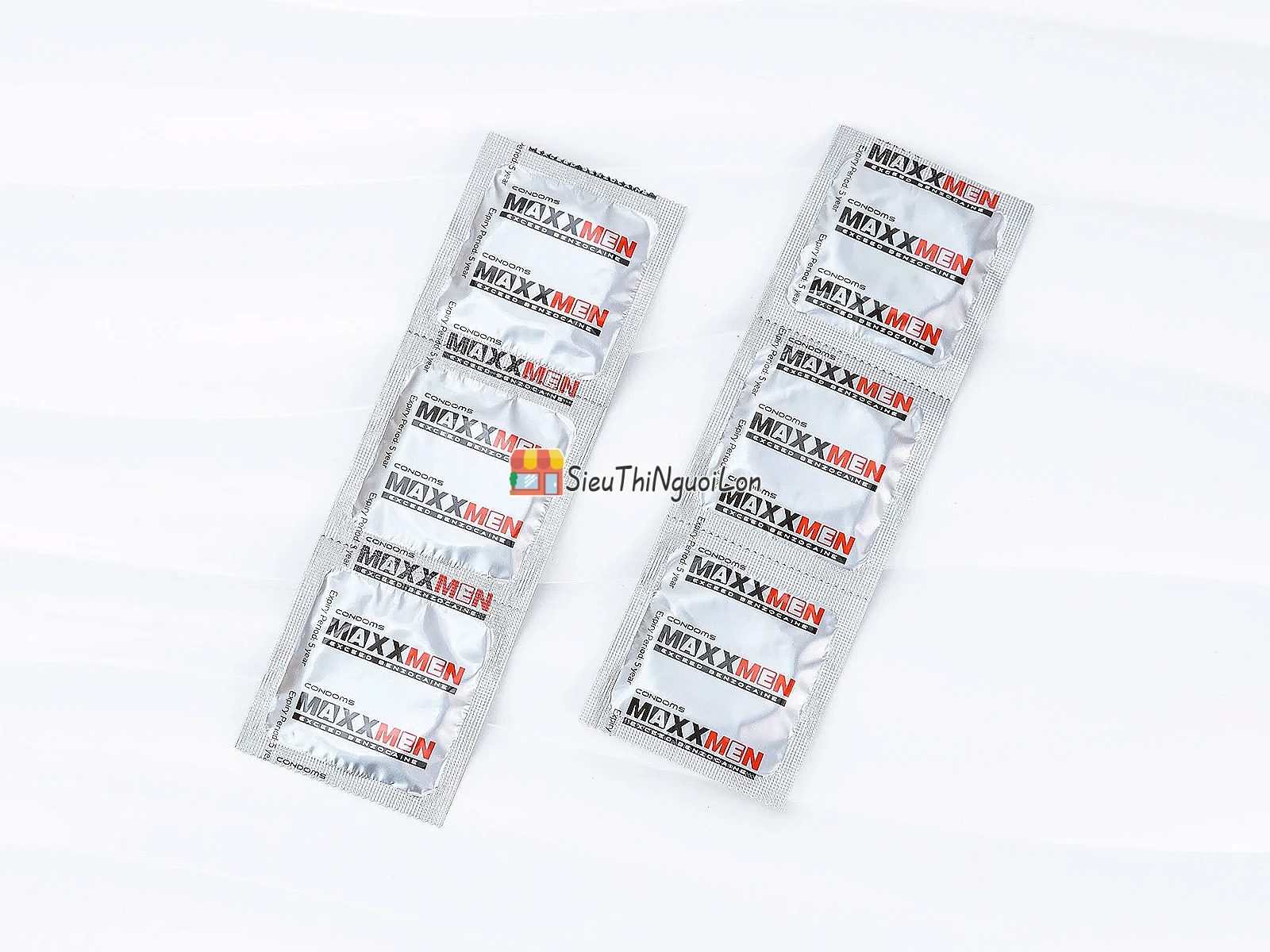 Bao Cao Su Love Kiss MaxxMen 6in1 kéo dài thời gian, gân gai cực kích thích