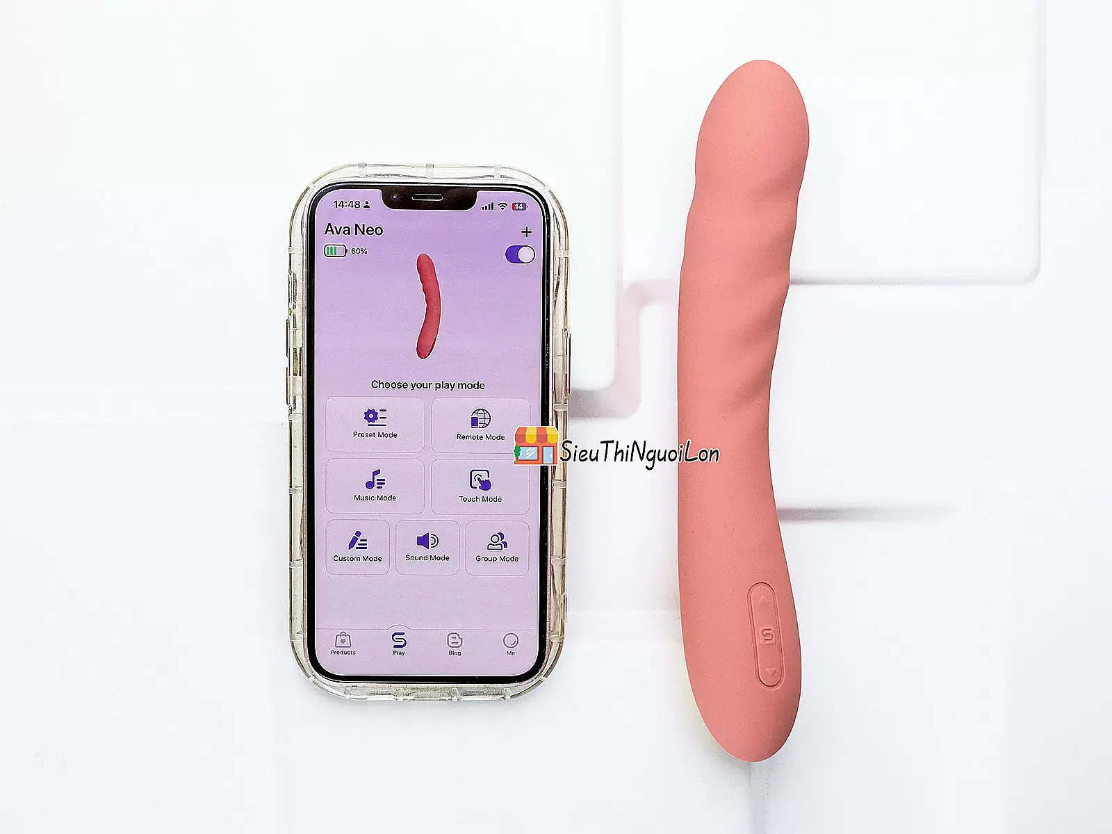 Máy massage Svakom Ava Neo kết nối qua App rung thụt đa chế độ