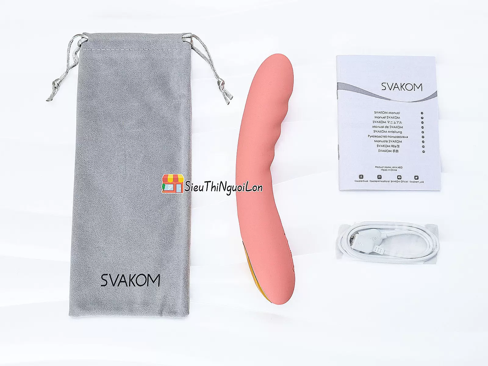 Máy massage Svakom Ava Neo kết nối qua App rung thụt đa chế độ