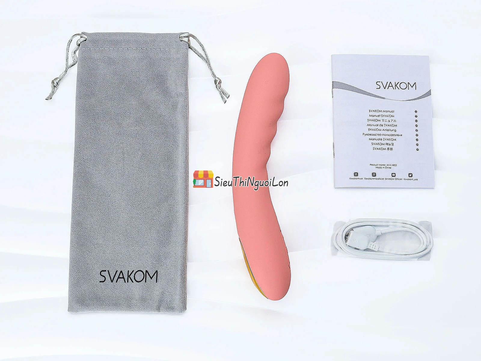 Máy massage Svakom Ava Neo kết nối qua App rung thụt đa chế độ