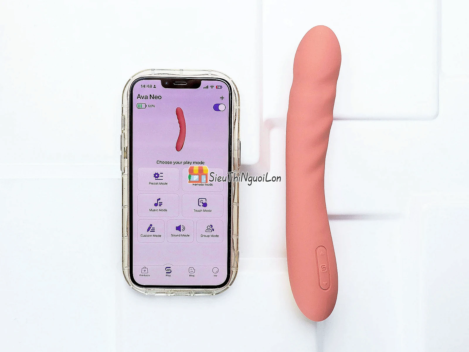 Máy massage Svakom Ava Neo kết nối qua App rung thụt đa chế độ
