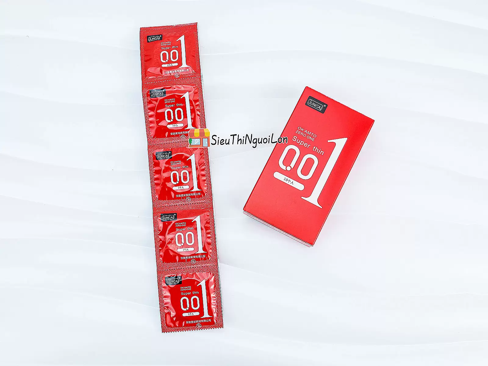 Bao cao su Juncai OK Amto Zero One Super Thin 10 bao
