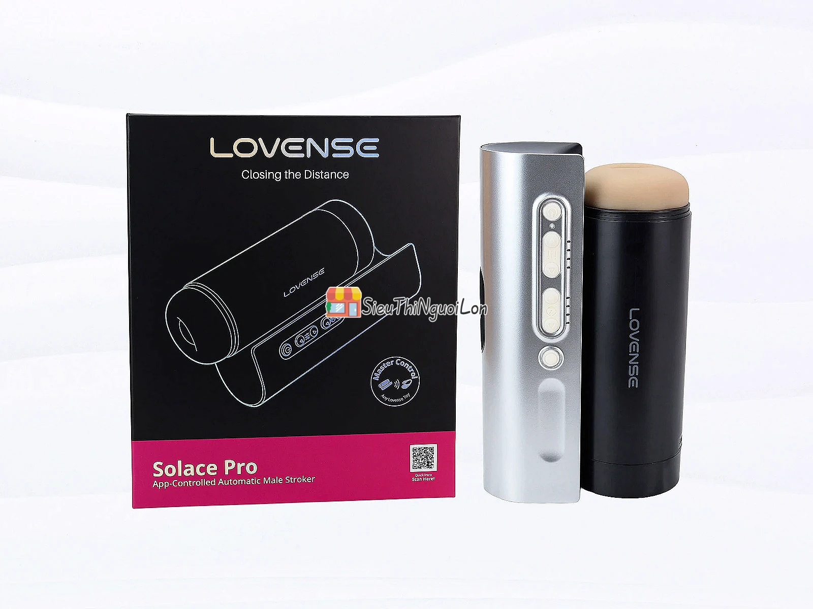 Máy thủ dâm nam tự động Lovense Solace Pro điều khiển qua App, thụt tự động