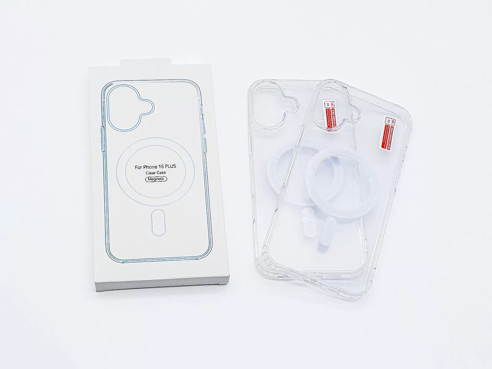 Ốp lưng Clear Case Magnetic trong suốt dành cho iPhone 16 Plus