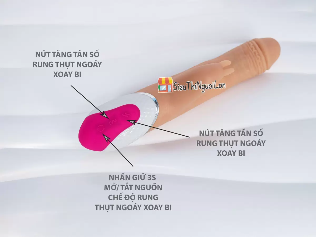 Dương vật giả đa năng Indulge Advancer rung thụt ngoáy