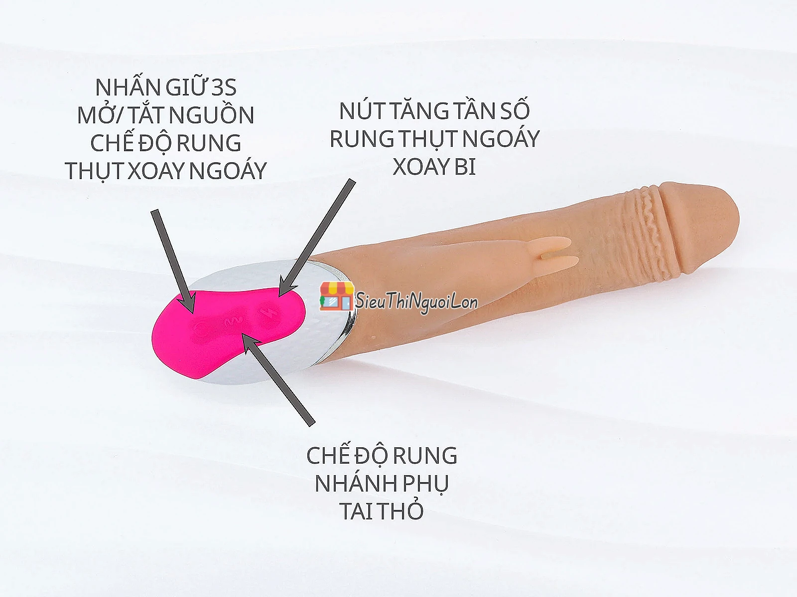 Dương vật giả đa năng Indulge Advancer rung thụt ngoáy