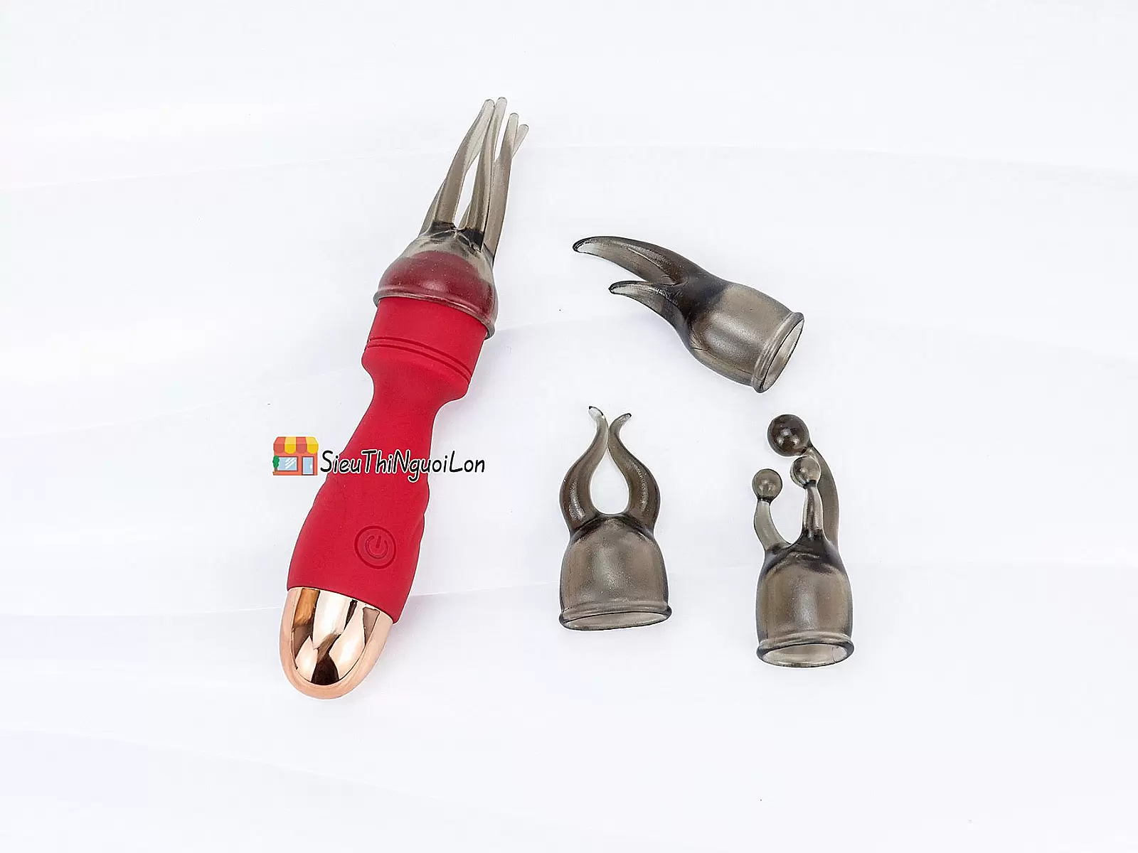 Máy massage điểm G mini kèm 4 đầu thay – nhỏ gọn, đa năng, sạc tiện lợi