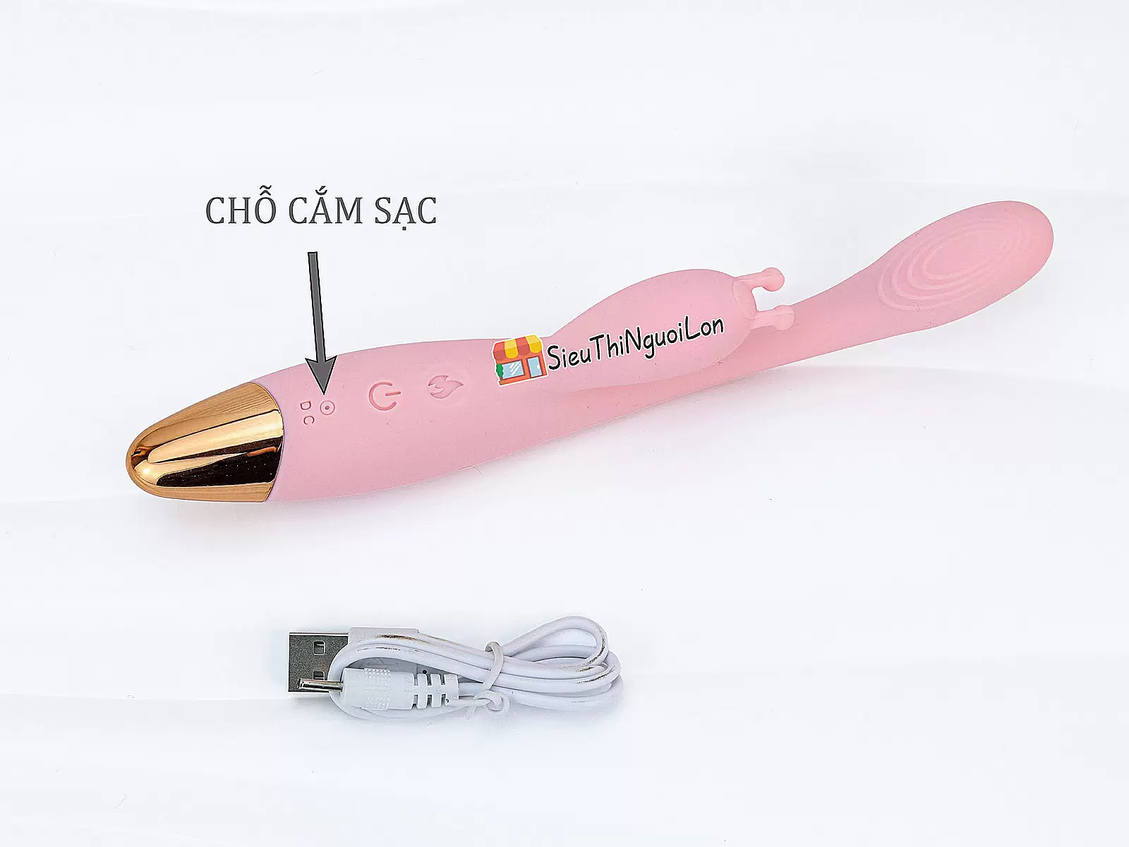 Máy mát xa có nhánh nhỏ gọn nhiều chế độ rung phát nhiệt