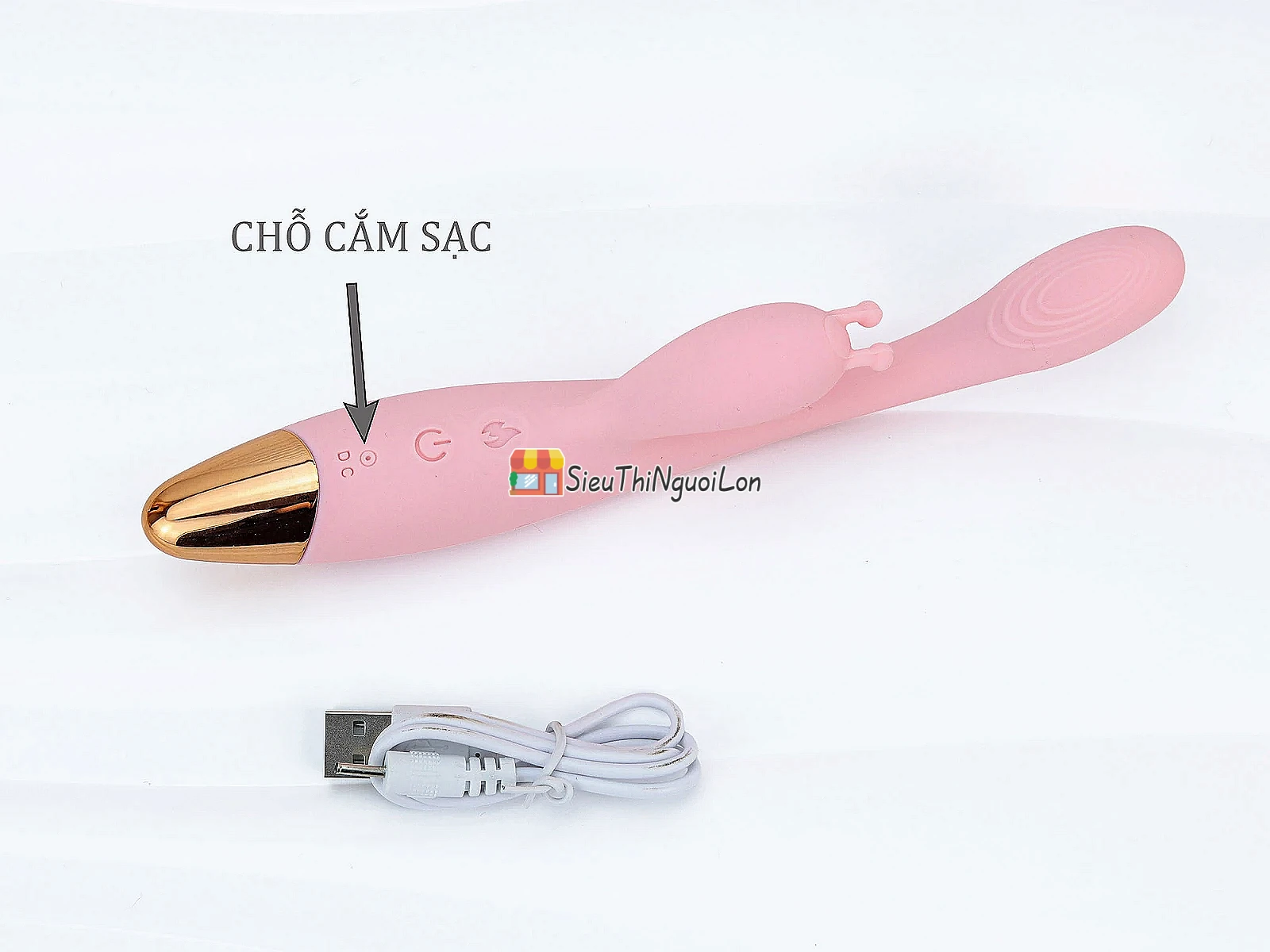 Máy mát xa có nhánh nhỏ gọn nhiều chế độ rung phát nhiệt