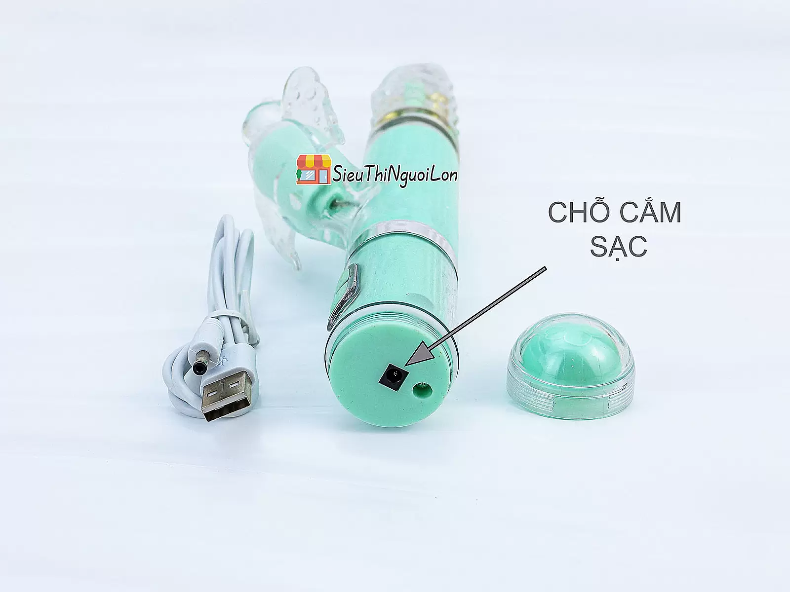 Dương vật giả đa năng rung thụt xoay bi có nhánh Mazarine