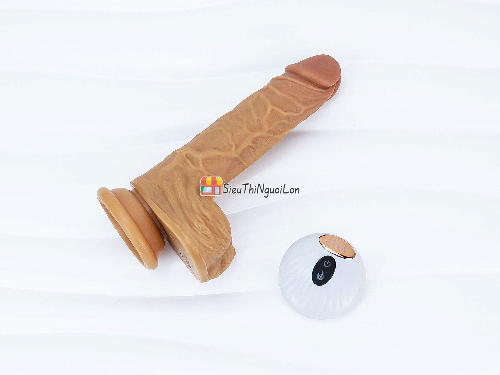 Dương vật giả có đế YEAIN Devil kèm dây đeo pin sạc điều khiển từ xa