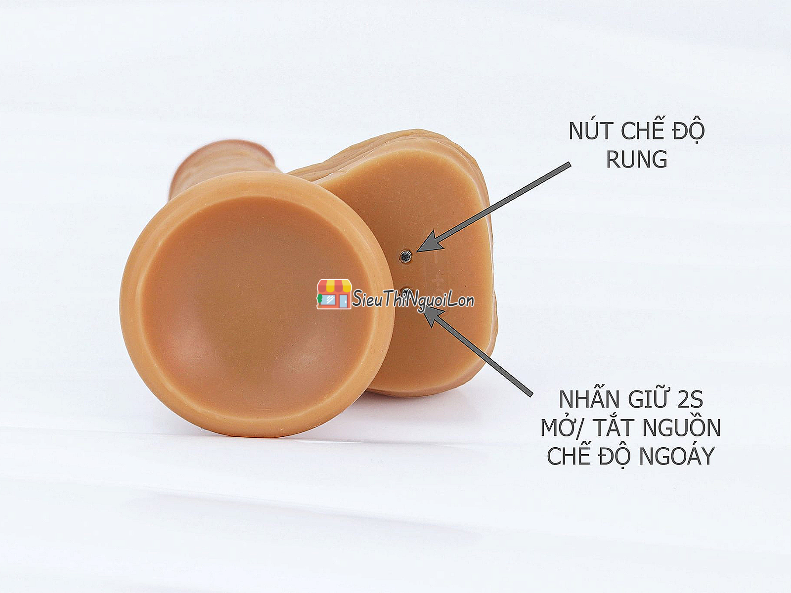 Dương vật giả có đế YEAIN Devil kèm dây đeo pin sạc điều khiển từ xa