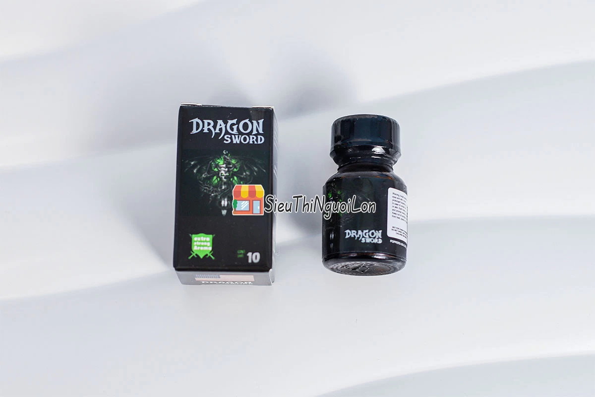 Chai hít Popper Dragon Sword 10ml tăng cảm giác hưng phấn