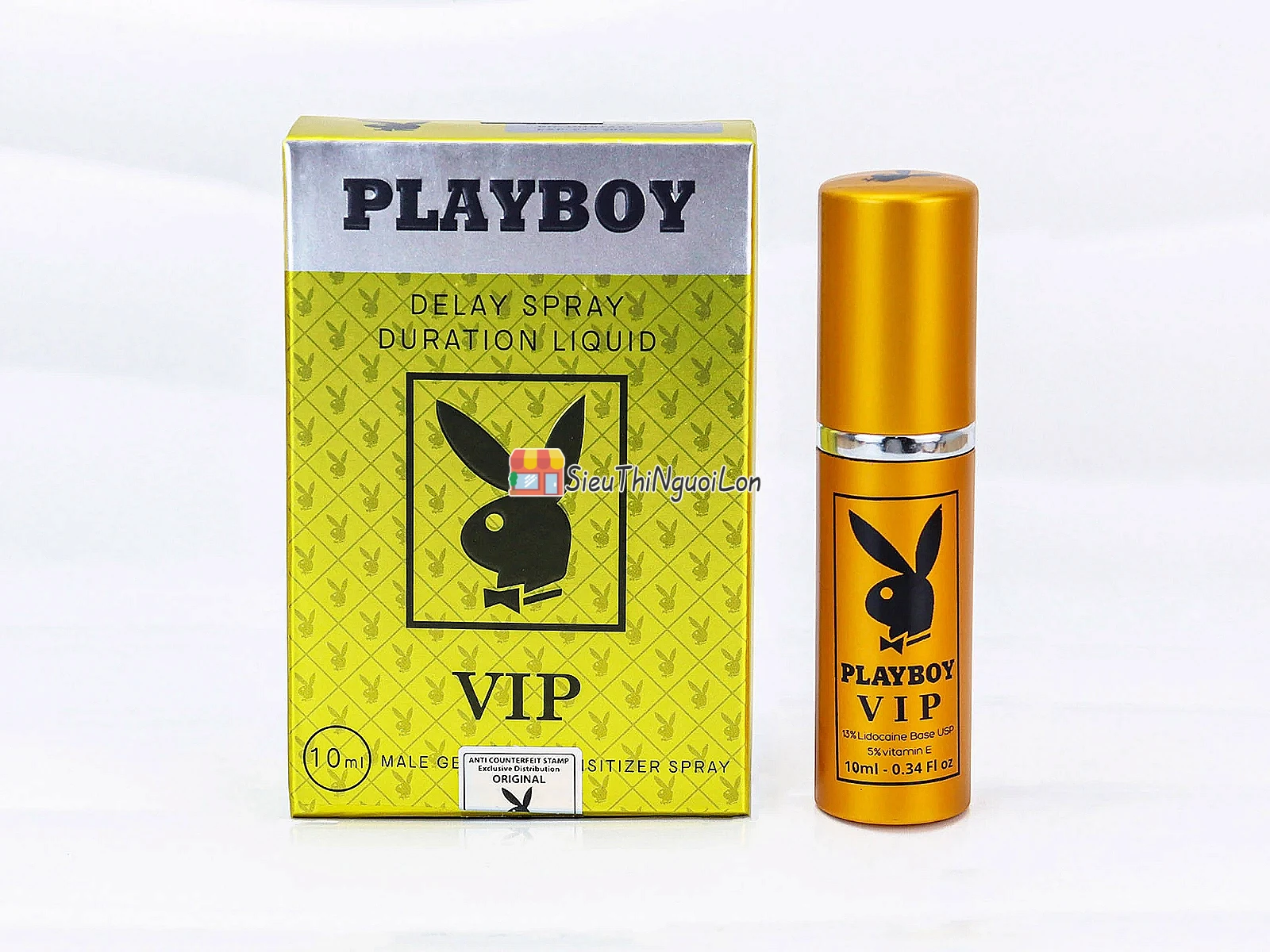 Xịt chống xuất tinh sớm Playboy VIP Delay Spray 10ml kéo dài cuộc yêu