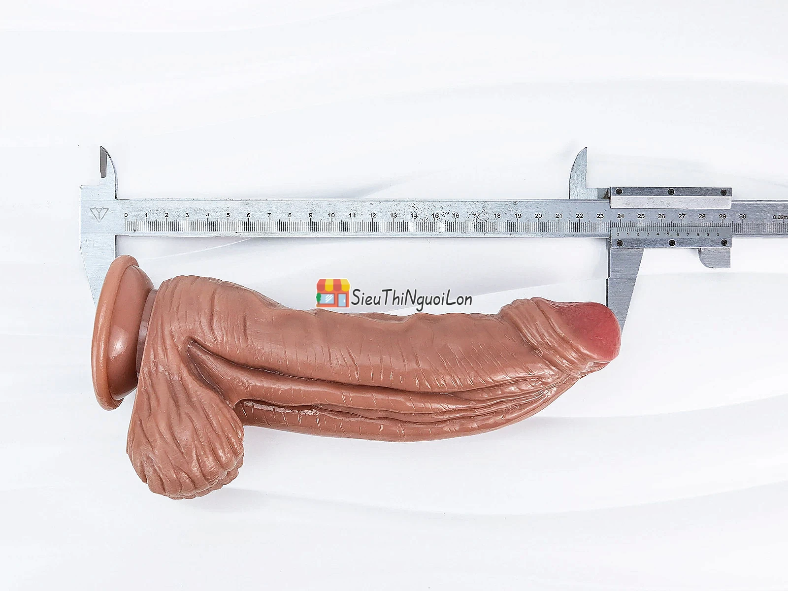 Dương vật giả có đế gân guốc 10 inch siêu khủng