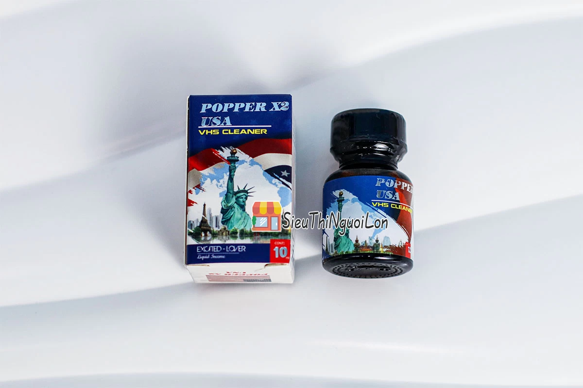 Chai hít Popper X2 USA 10ml tăng cảm giác hưng phấn