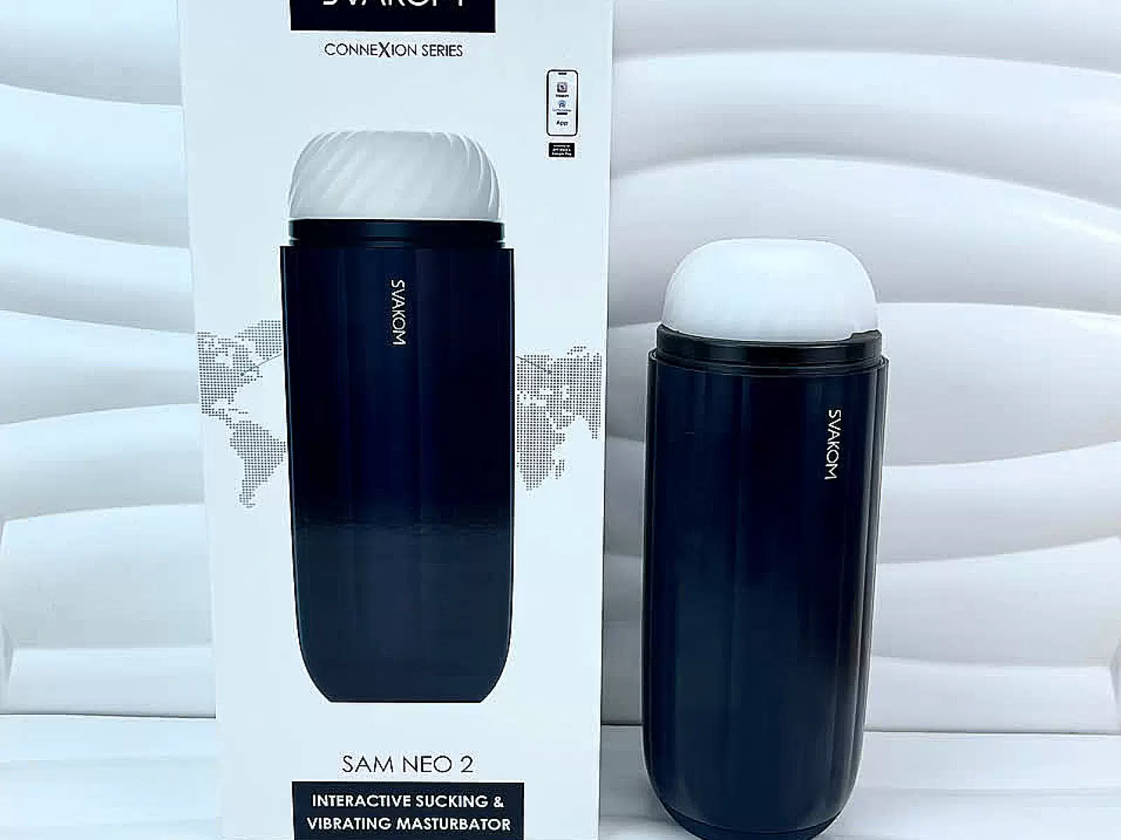 Thanh l&yacute; - M&aacute;y thủ d&acirc;m Svakom Sam Neo 2 bị r&aacute;ch nhẹ silicon