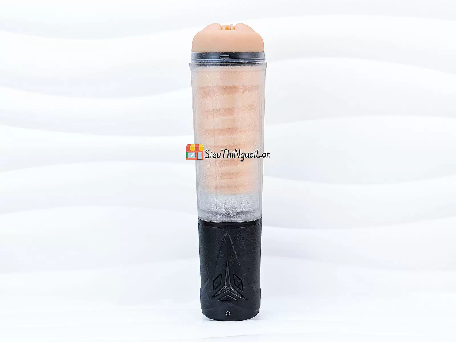 Máy tập to dương vật pin sạc có miệng silicon bú mút