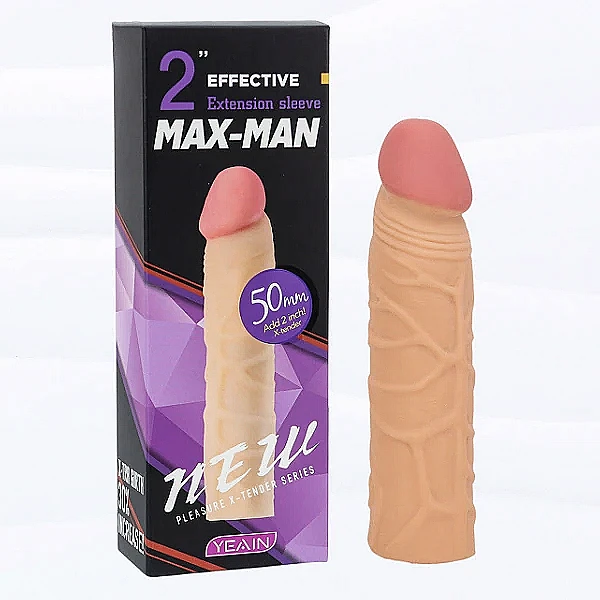 Bao cao su đôn dên Max Man đôn 5cm nhiều gân nổi