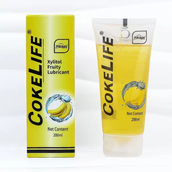 Gel bôi trơn hương chuối COKELIFE Xylitol Fruity Lubricant 200ml