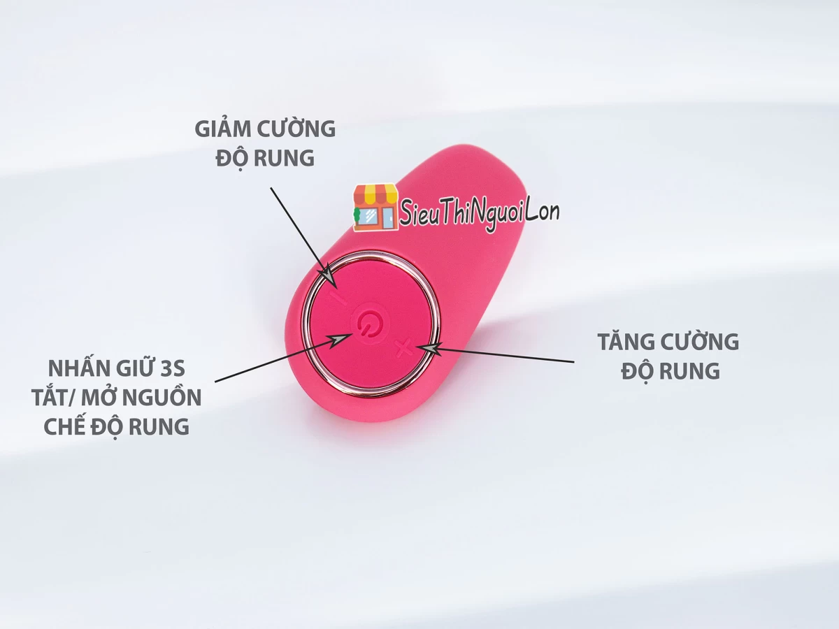 Trứng rung tình yêu 2 đầu sang trọng có điều khiển