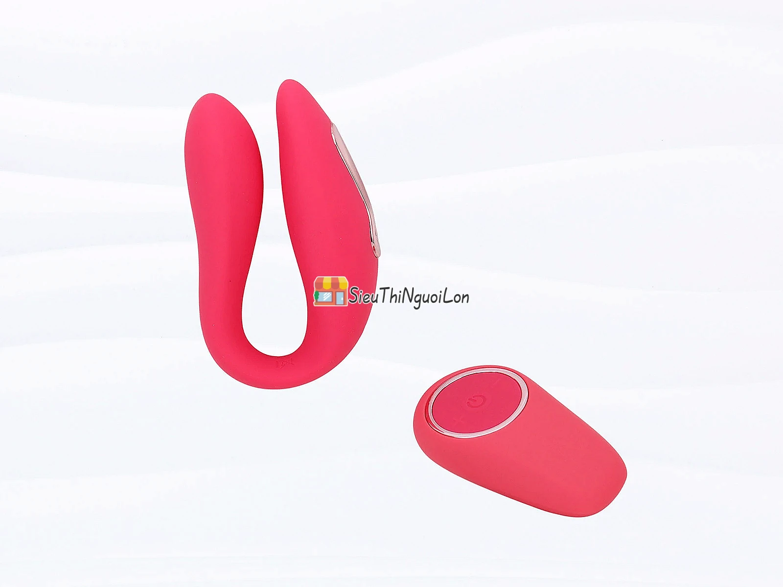 Trứng rung tình yêu 2 đầu rung kèm điều khiển từ xa