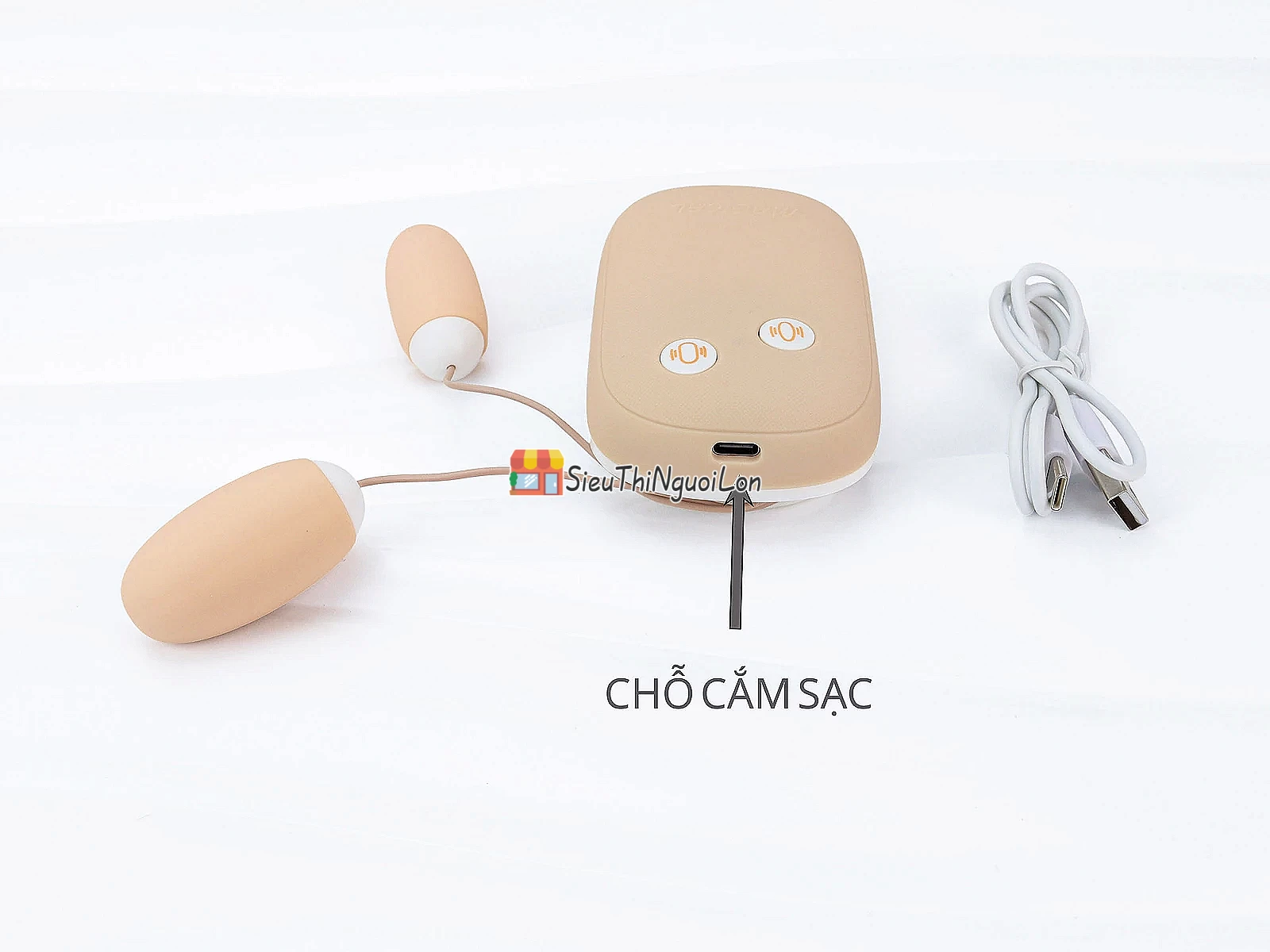 Trứng rung Vibrator Magic Box 2 đầu