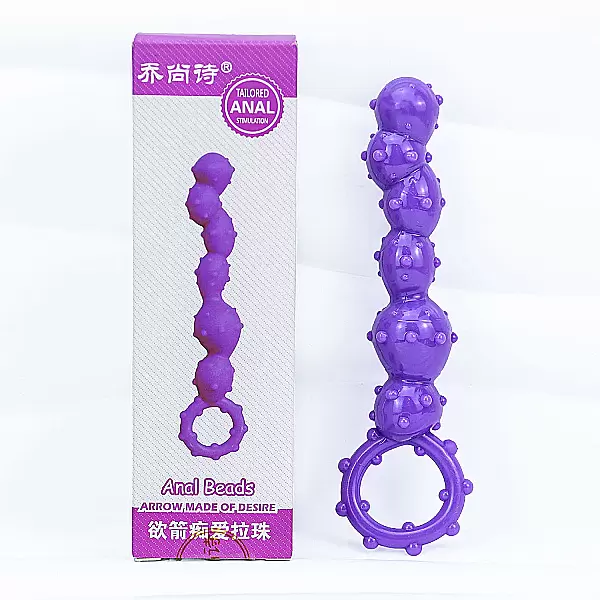 Đồ chơi kích hậu bi gai xoắn silicon Anal Beads