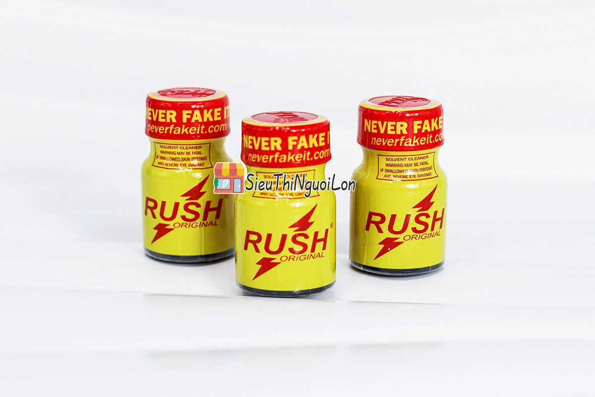 Chai hít Popper Rush Original 10ml tăng cảm giác hưng phấn