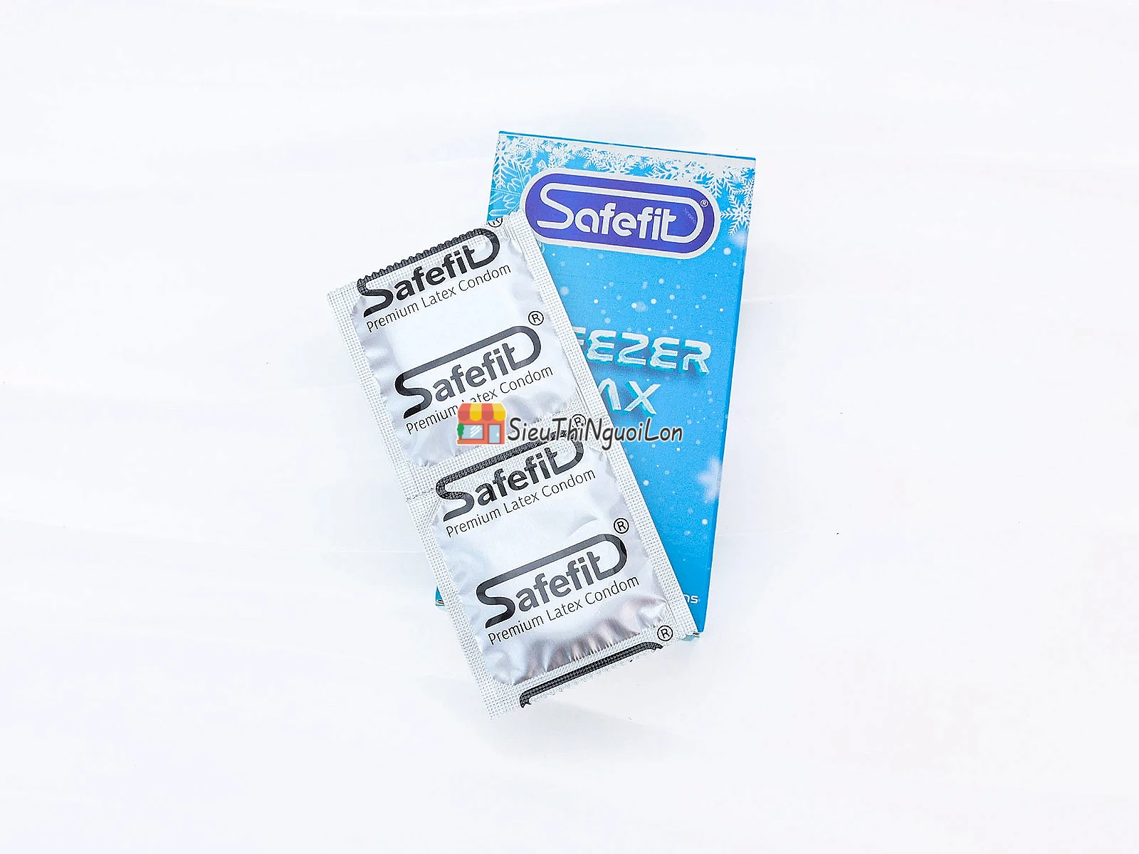 Bao cao su Safefit Freezer Max mát lạnh sảng khoái, tăng cảm giác khi yêu