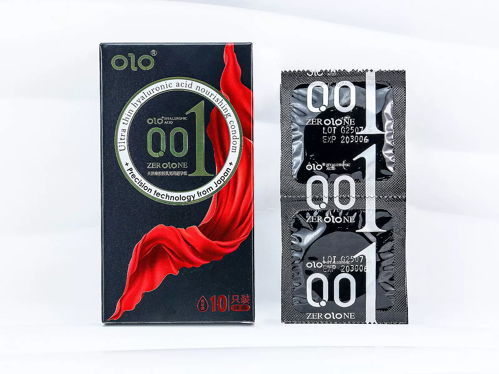 Bao cao su OLO Thin 001 Square Black