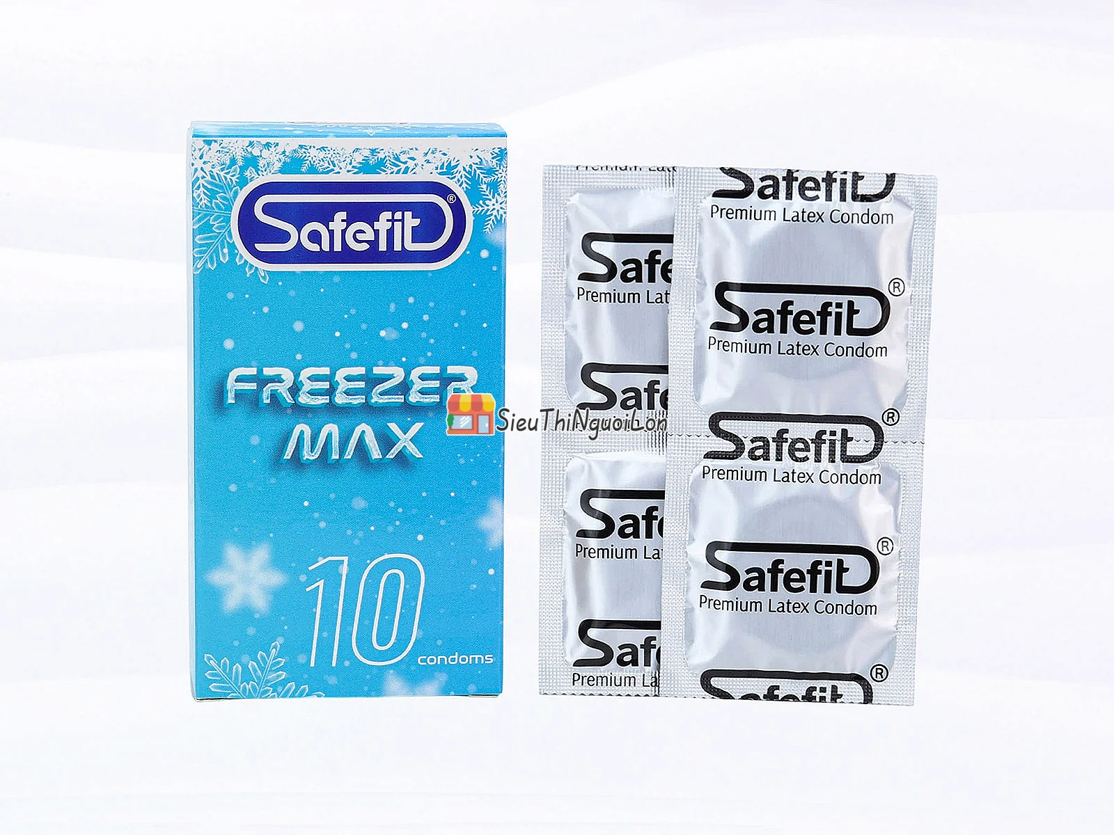 Bao cao su Safefit Freezer Max mát lạnh sảng khoái, tăng cảm giác khi yêu