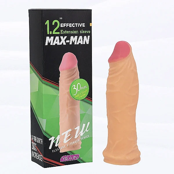 Bao cao su đôn dên Max Man đôn 3cm gia tăng kích thước