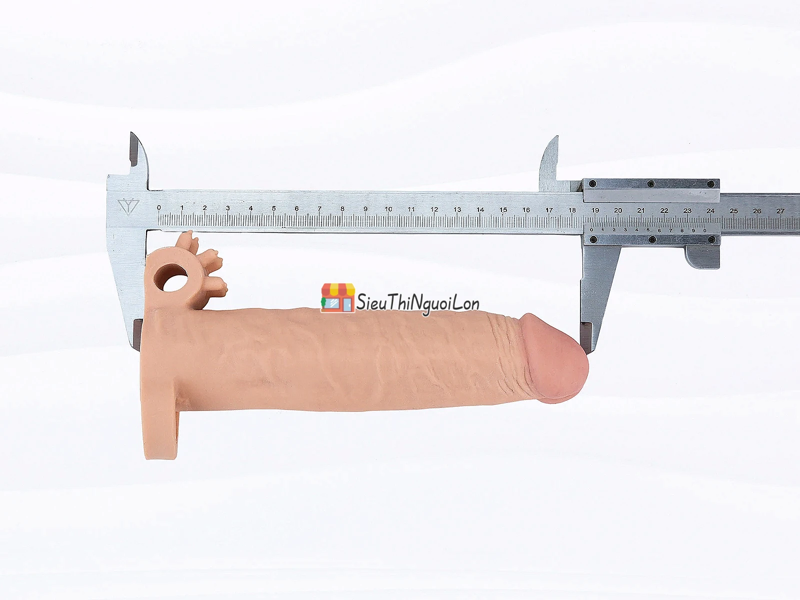Bao cao su đôn dên Pleasure X-Tender có quai đeo rung gốc
