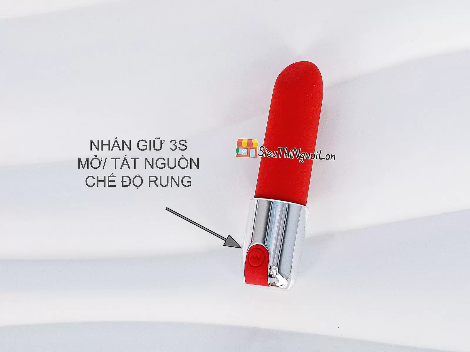 Trứng rung tình yêu hình thỏi son pin sạc