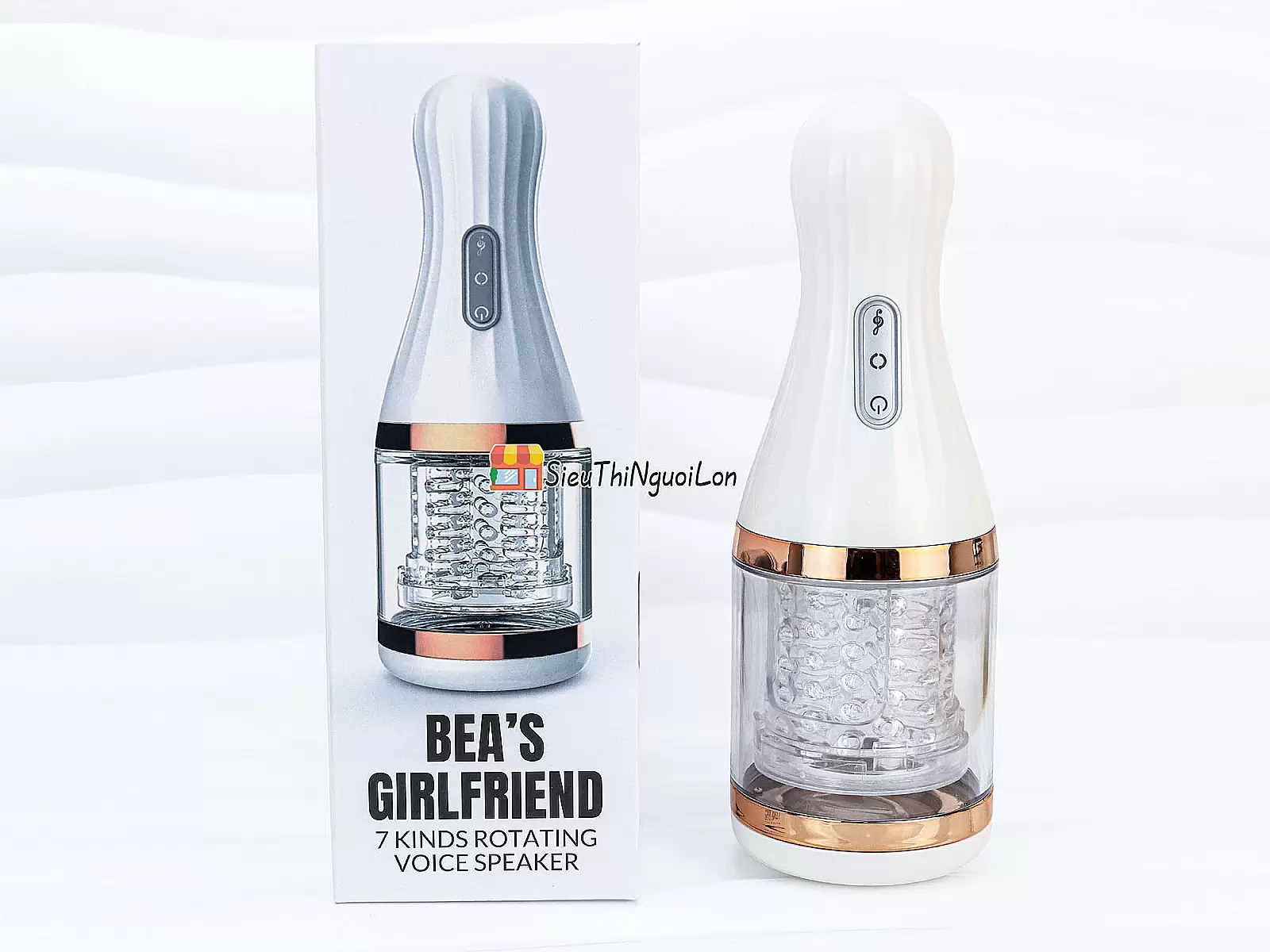 Máy thủ dâm âm đạo giả tự động Dibe xoay phát âm thanh