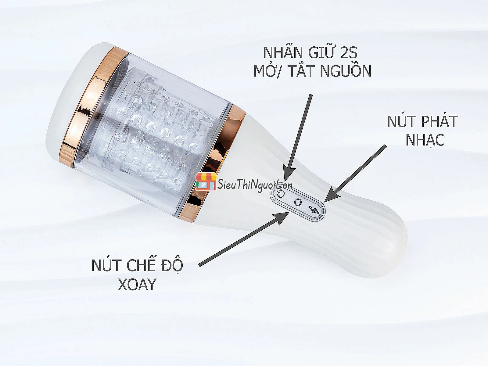 Máy thủ dâm âm đạo giả tự động Dibe xoay phát âm thanh