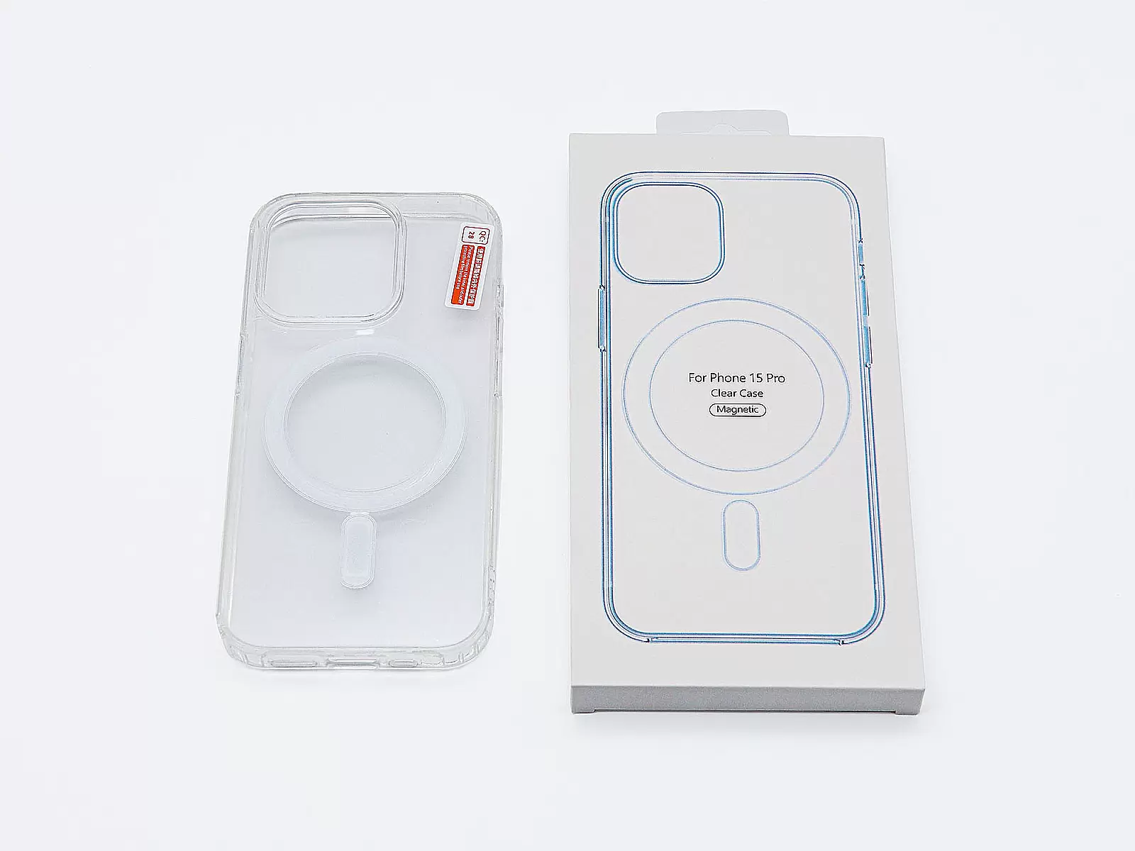 Ốp lưng Clear Case Magnetic trong suốt dành cho iPhone 15 Pro