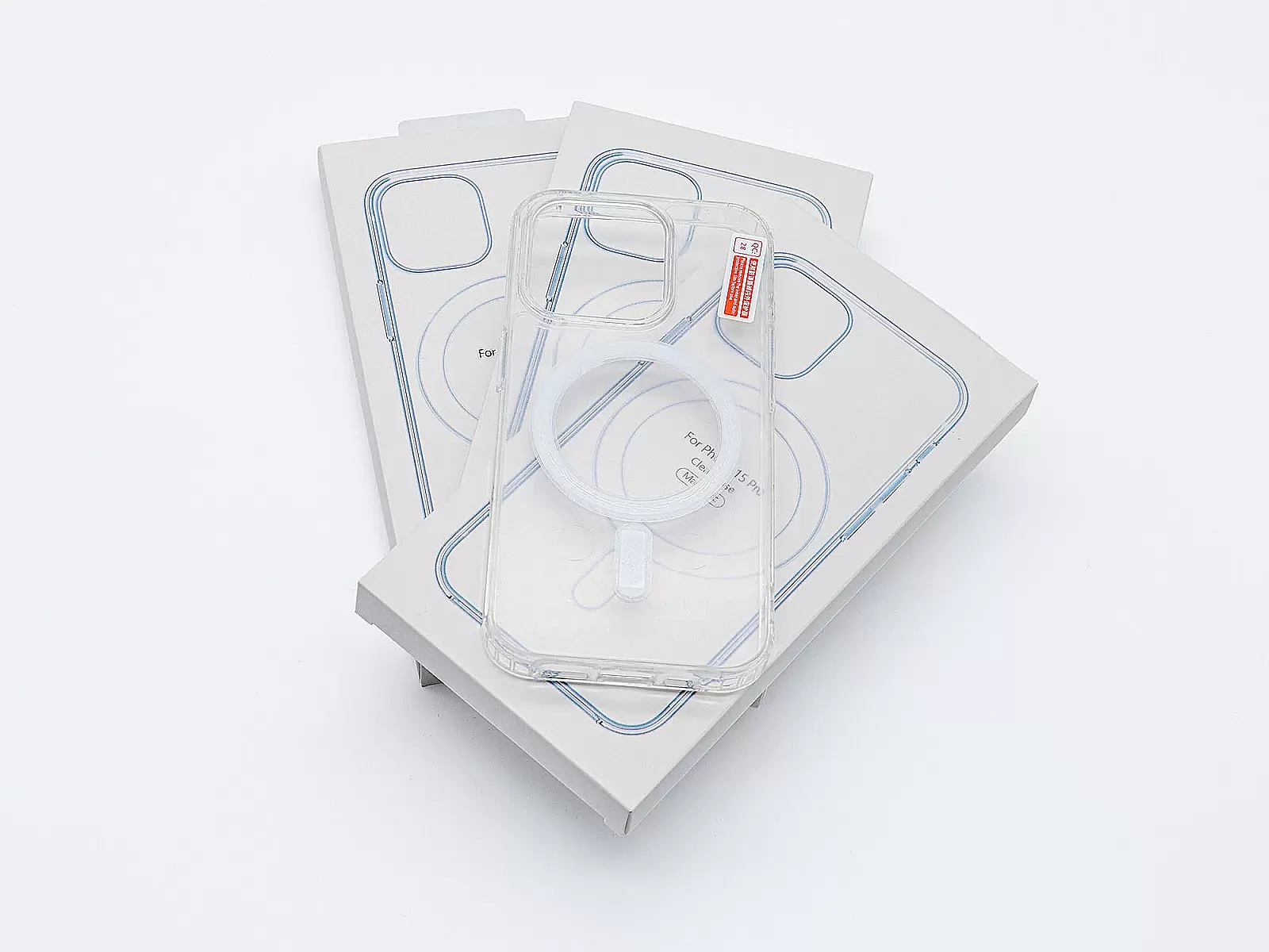 Ốp lưng Clear Case Magnetic trong suốt dành cho iPhone 15 Pro