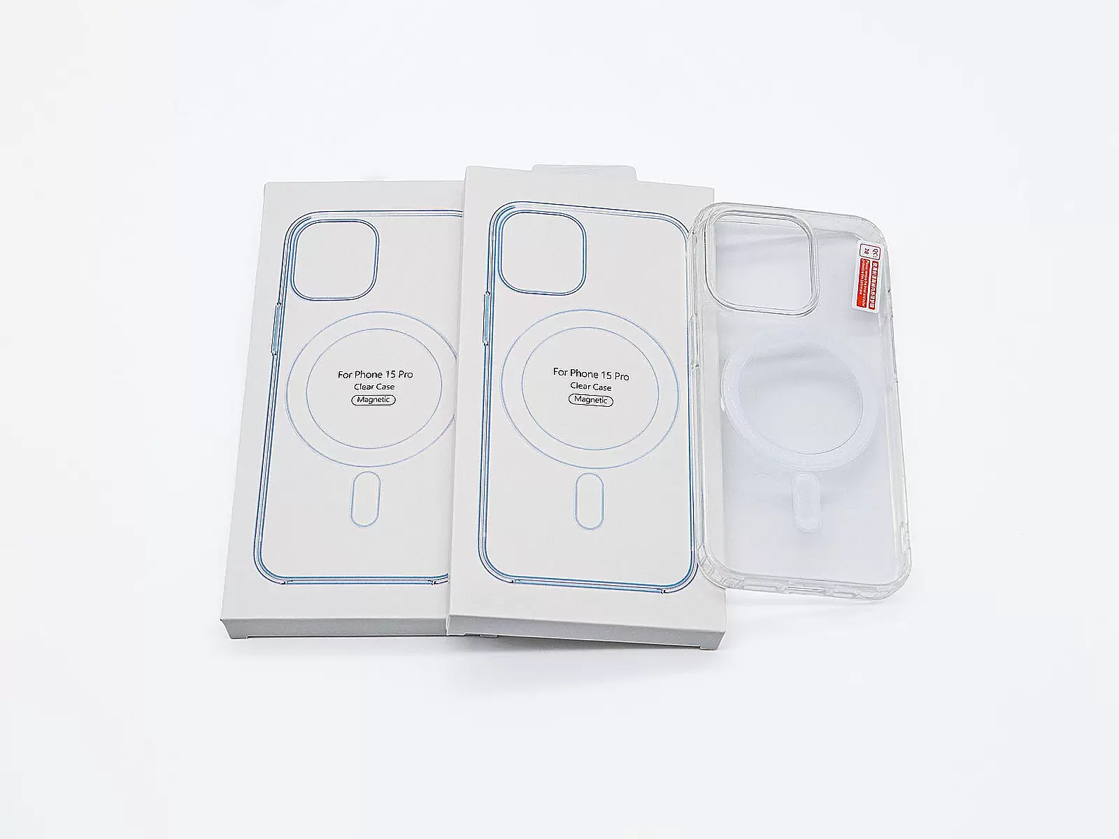 Ốp lưng Clear Case Magnetic trong suốt dành cho iPhone 15 Pro