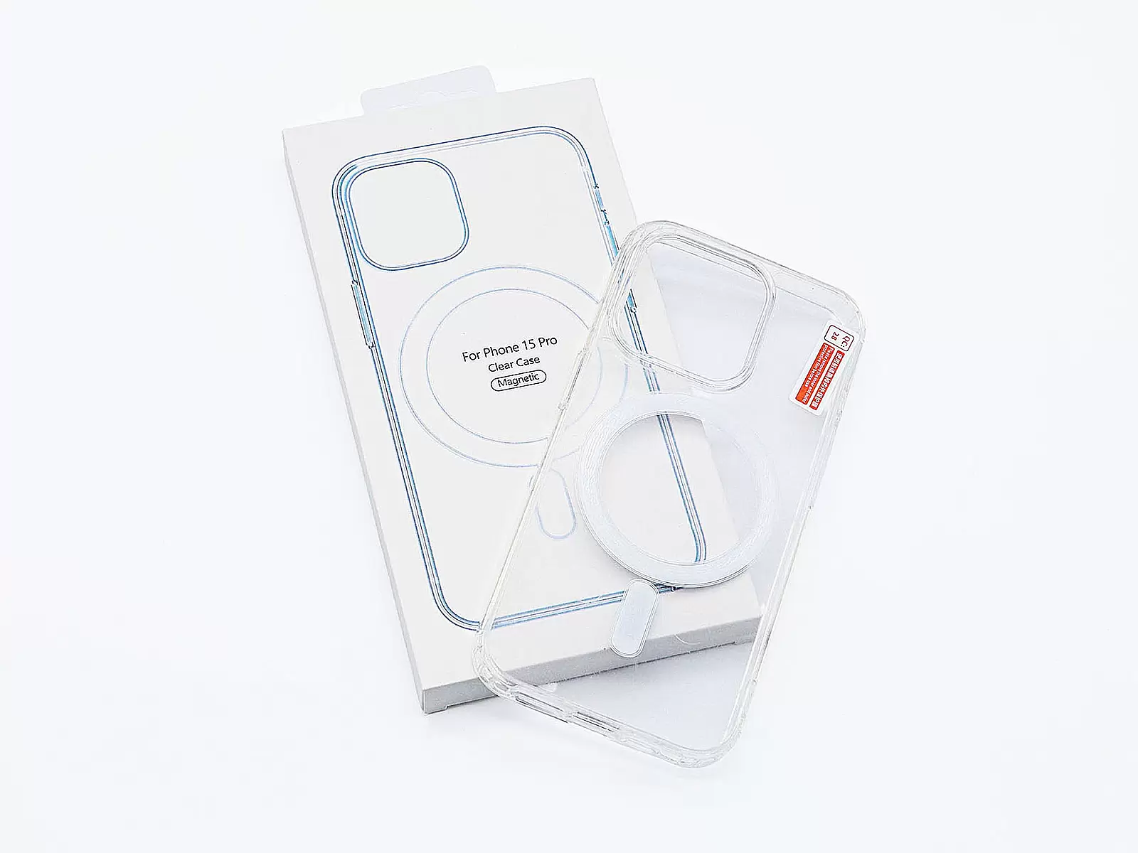 Ốp lưng Clear Case Magnetic trong suốt dành cho iPhone 15 Pro
