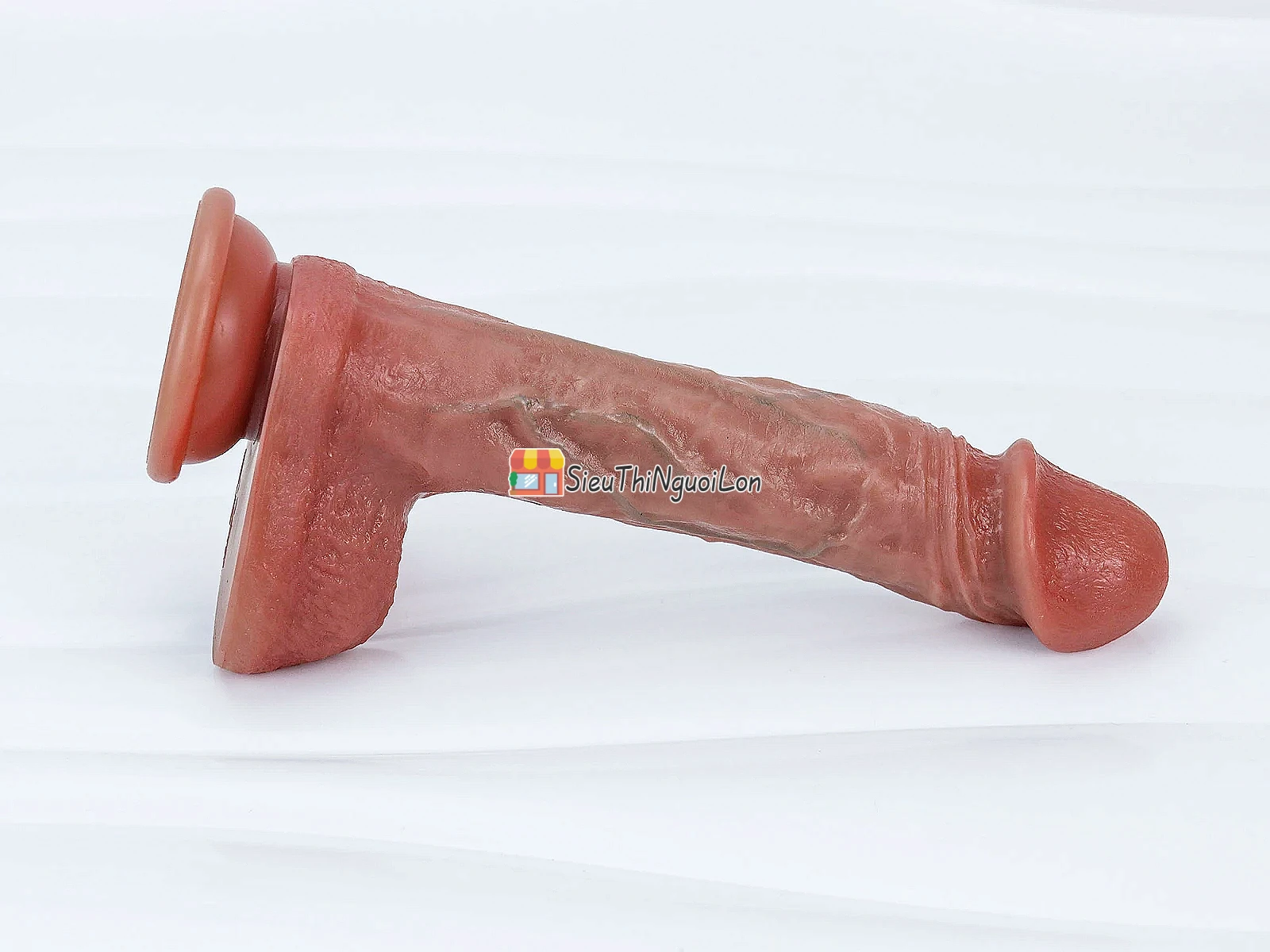 Dương vật giả có đế rung thụt cực mạnh phát nhiệt kèm điều khiển từ xa
